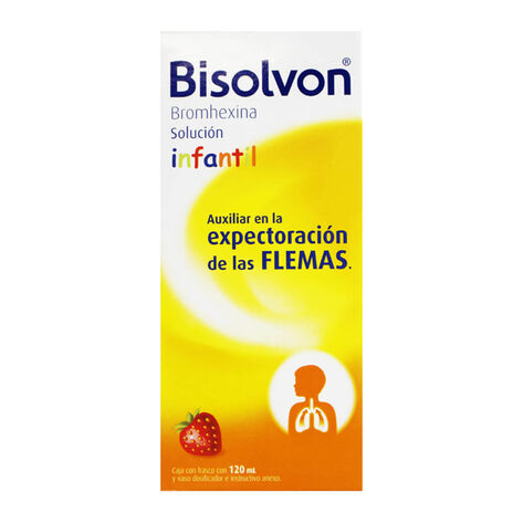 Bisolvon Infantil Sabor Fresa 4 Mg Jarabe 120 Ml