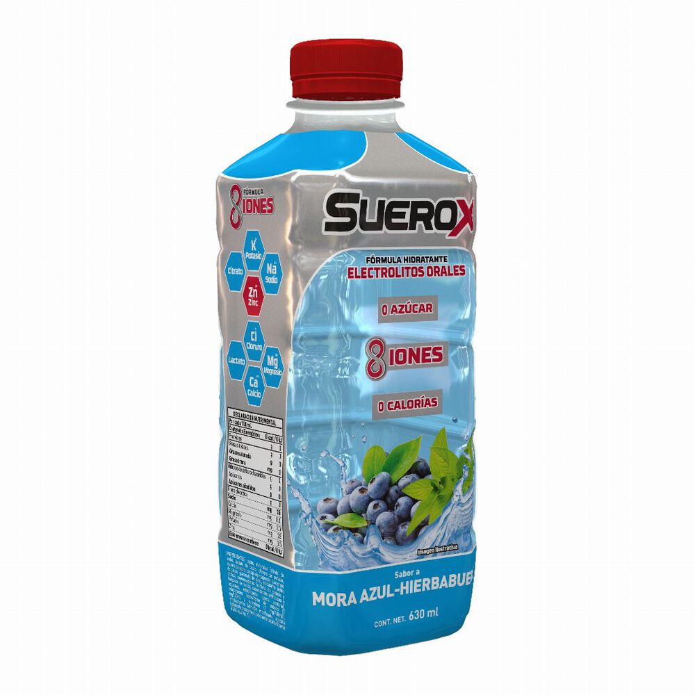Suerox Bebida Hidratante Mora Azul 630 ml image number 1