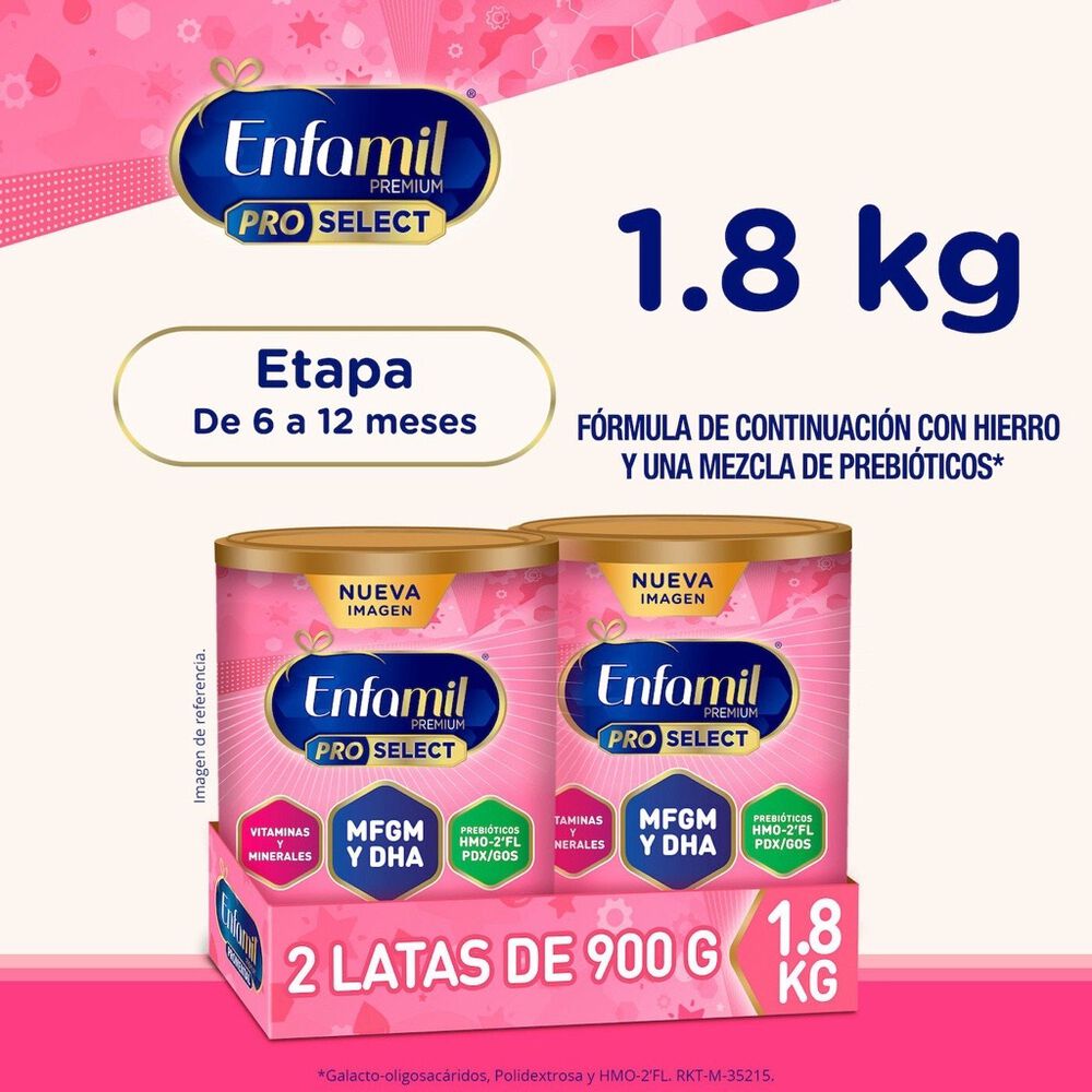 F&oacute;rmula Infantil Etapa 6-12 Meses Enfamil Pro Select  1.8 kg image number 1