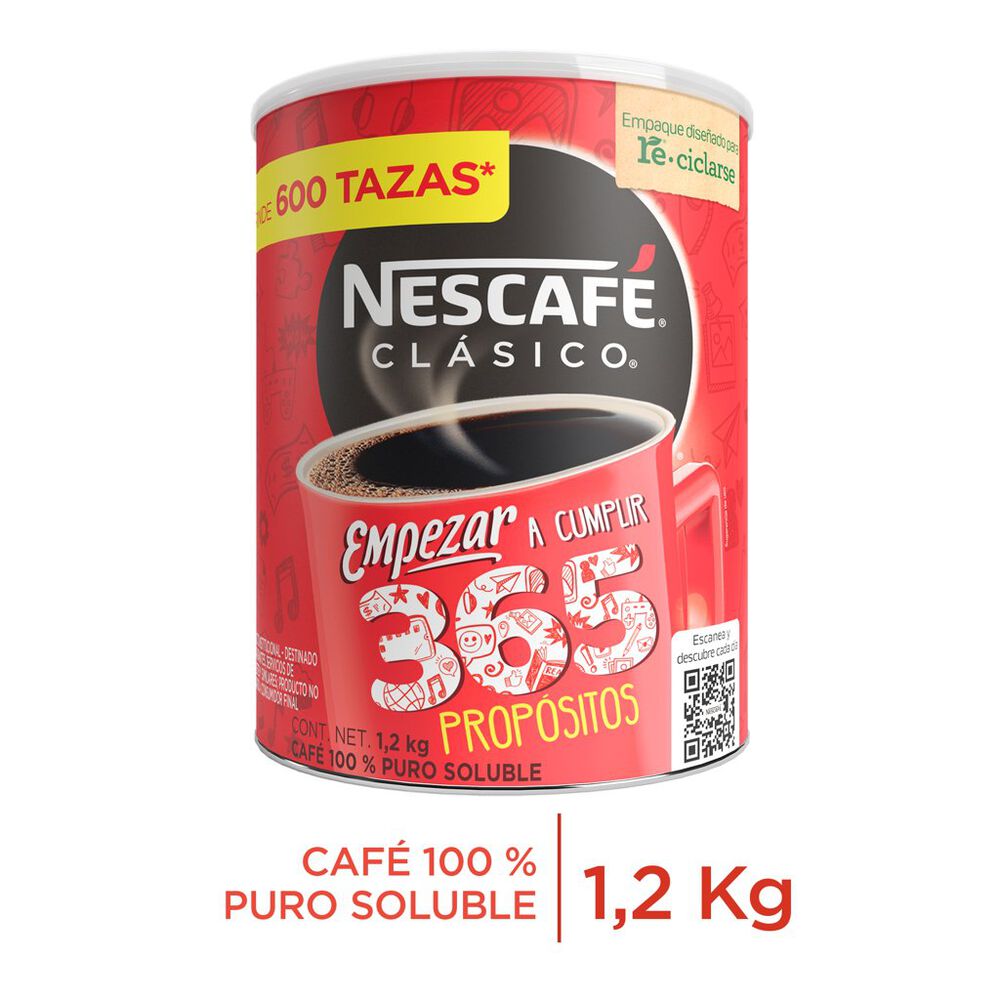Café  Soluble Clásico Nescafé  1.2 Kg image number 1