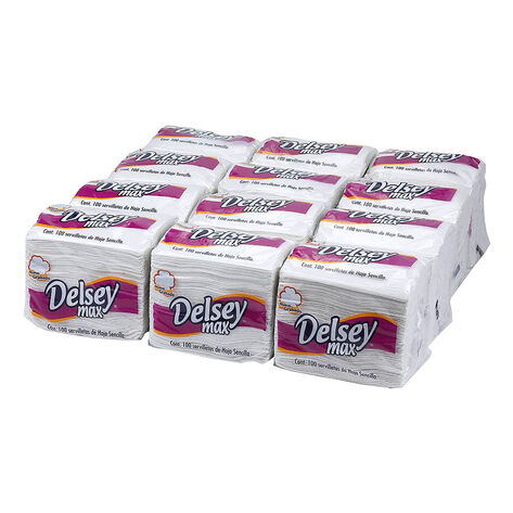 Servilleta Delsey Multiempaque 12 /100 pzas