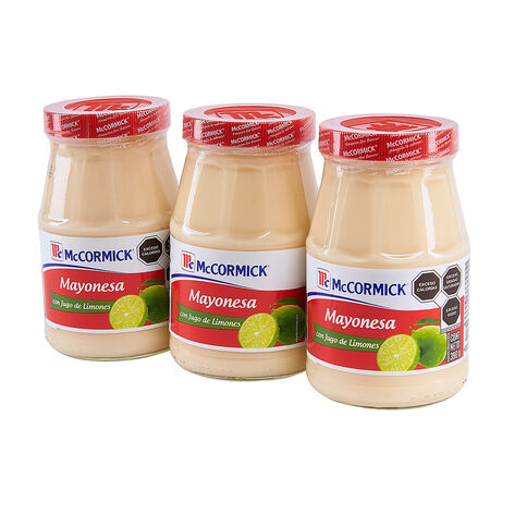 Mayonesa con Jugo Lim&oacute;n Mccormick 3/390 g