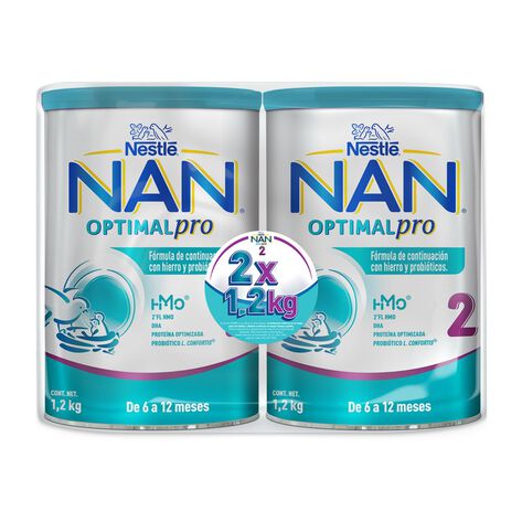 F&oacute;rmula Infantil Etapa 2 Nan Optimal Pro 2/1.2 Kg