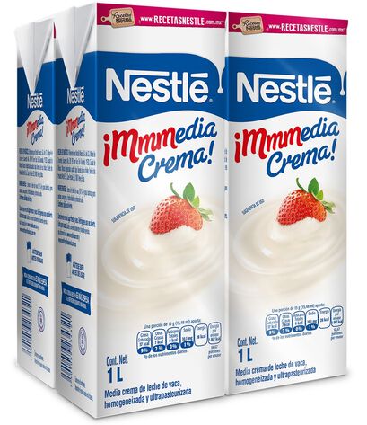 Media Crema UHT Nestl&eacute; 4/1 L
