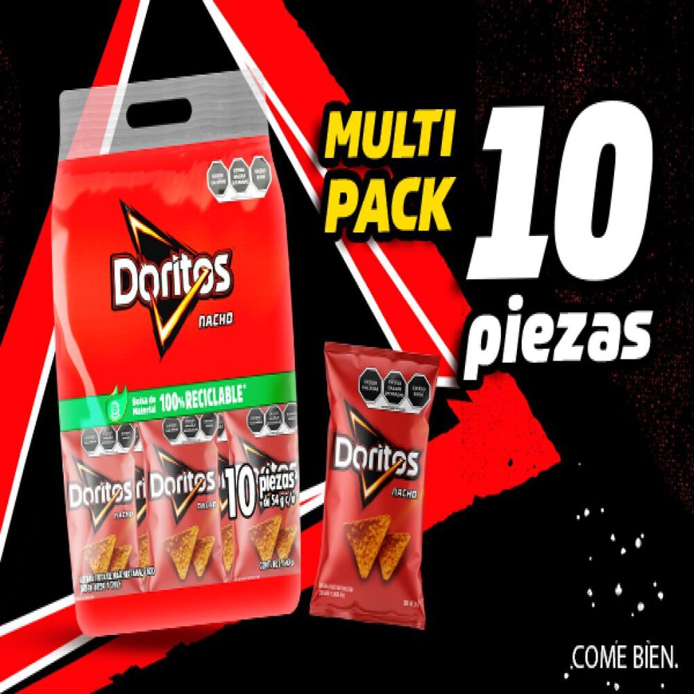 Botana Doritos Nacho 10/54 g image number 1