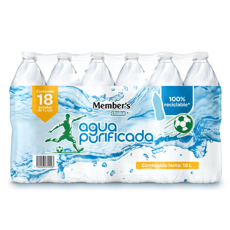 Agua Purificada Member's Choice 18/1 L