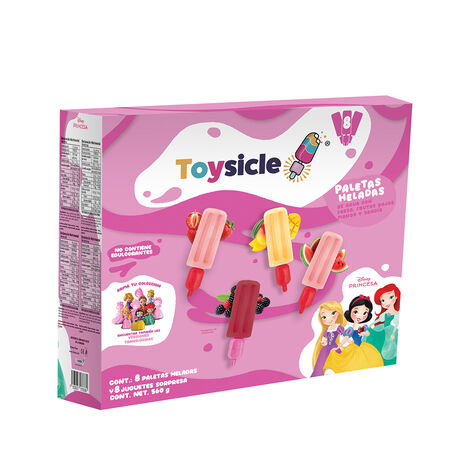 Paletas de Frutas Princesas Toysicle 8 Piezas