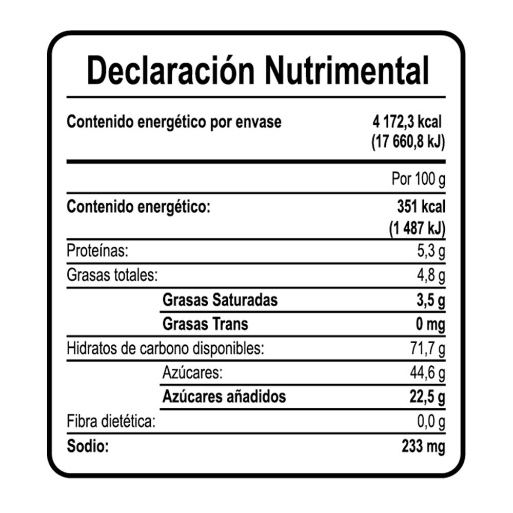 Cajeta Quemada Coronado 2/594g image number 1