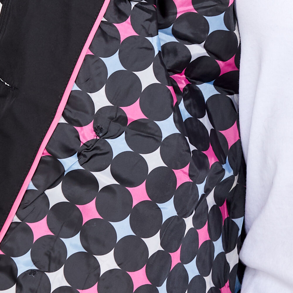 Gabardina con botones Negro talla CH Ann Miller image number 3