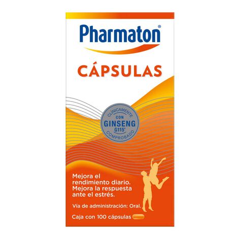 Pharmaton Multivitam&iacute;nico para Adultos 100 C&aacute;psulas.