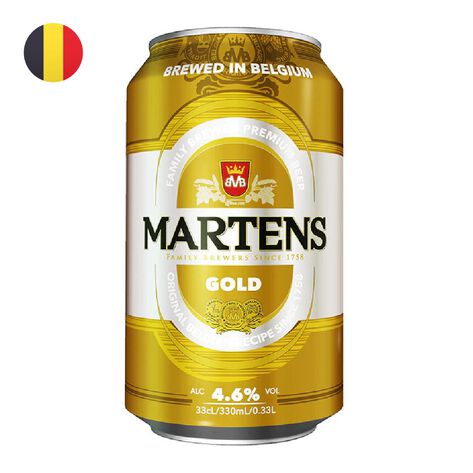 Cerveza Clara Martens Gold 24 Pack Latas 330 ml