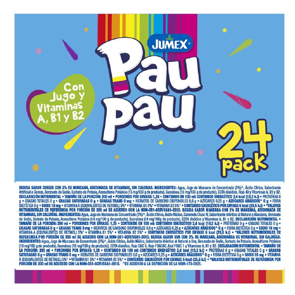 Bebida Saborizada Pau-Pau 24/250 ml image number 1