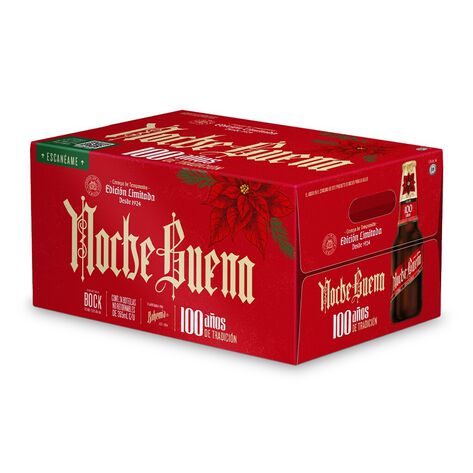 Cerveza &Aacute;mbar Noche Buena 24/355 ml