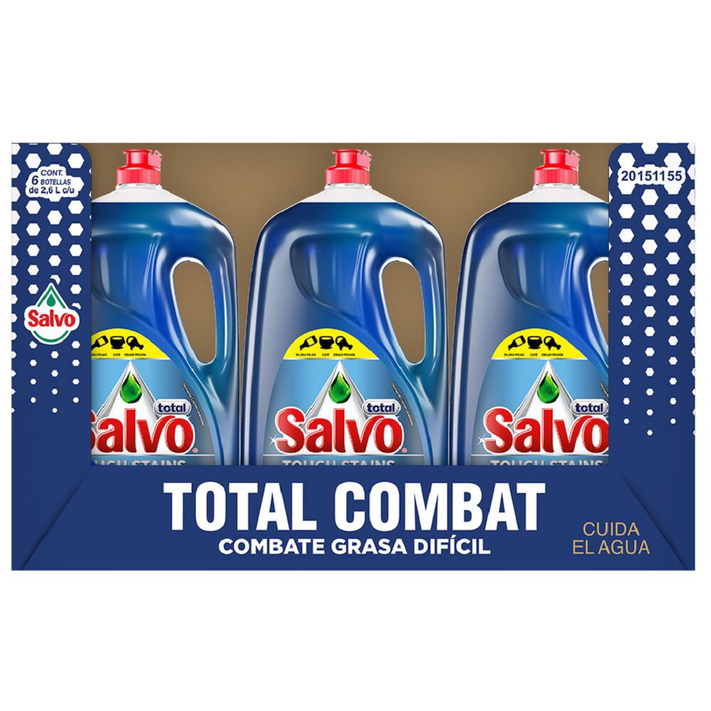 Lavatrastes L&iacute;quido Tough Stains Salvo 2.6 L image number 1