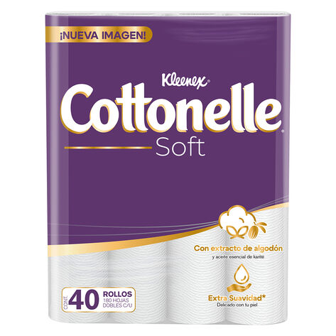 Papel Higi&eacute;nico Cottonelle 40/180 hojas