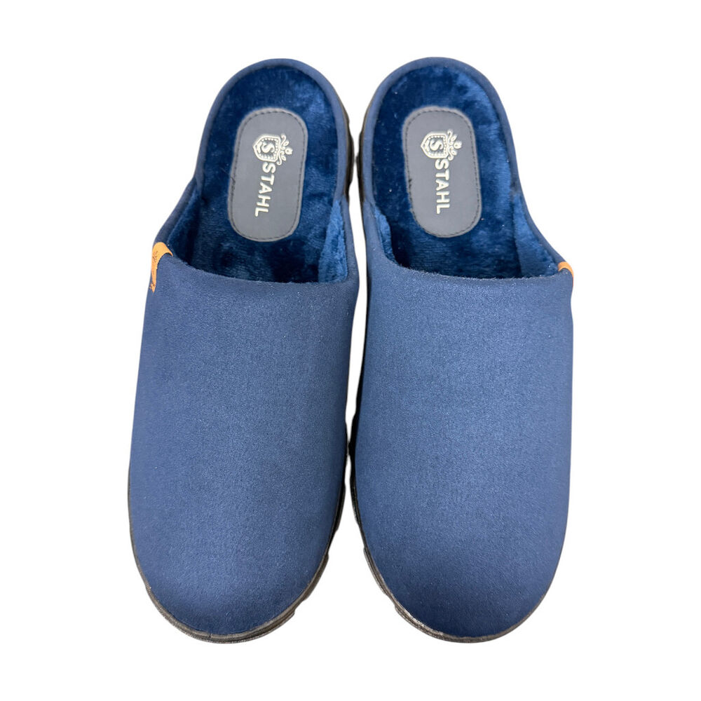 Pantufla Caballero Lisa Azul M T26 Stahl image number 4