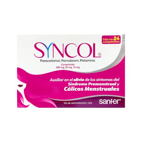 Syncol 500/25/15Mg Cmpr Con 24