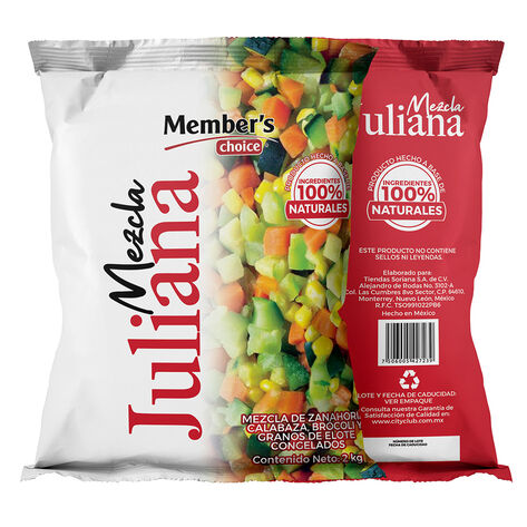 Mezcla Juliana  Member&acute;s Choice 2 Kg