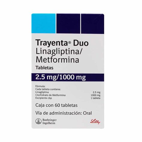 Trayenta Duo 1000/2.5mg Tab 60
