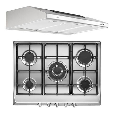 Combo Parrilla y Campana Teka de Acero Inoxidable 1/2pz
