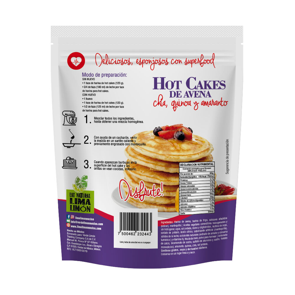 Harina para Hot Cakes De Avena  Eat Natural 1.2 Kg image number 1