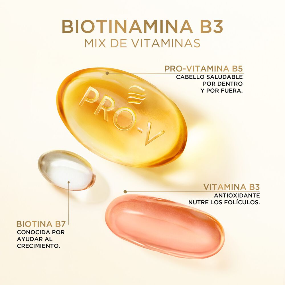 Shampoo Biotinamina B3 Pantene 950 ml image number 3