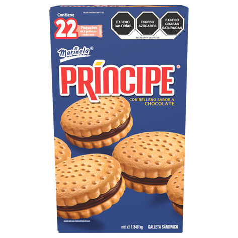 Galleta Pr&iacute;ncipe Chocolate 22p /84g