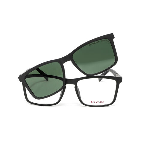 Lentes oftalmicos Nivada con clip para caballero