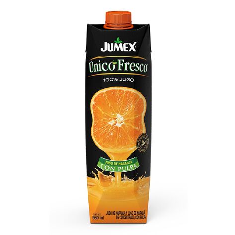 &Uacute;nico Fresco Naranja Con Pulpa Jumex 960 ml