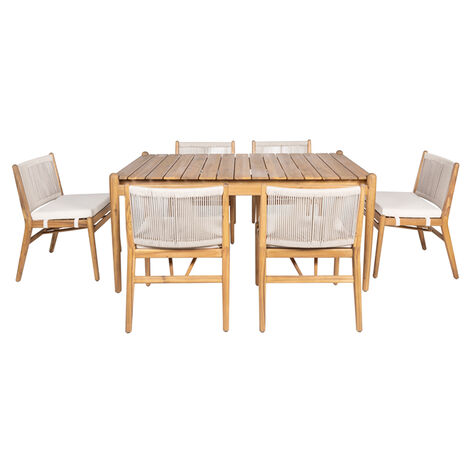 Comedor de Acacia para Patio Lottus