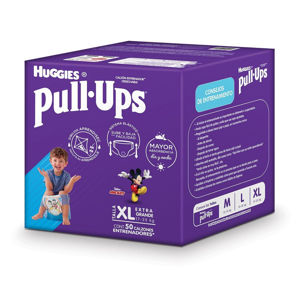 Pa&ntilde;al Entrenador Pull Ups Huggies 50 pzas image number 5