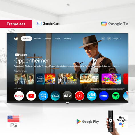 Pantalla 65" RCA UHD Google TV R65M-U4G
