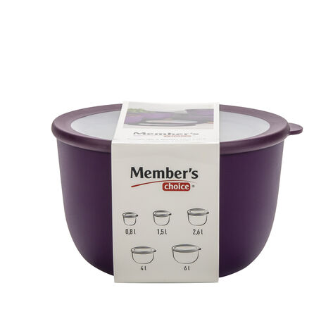 Set de 5 contenedores Morado Member's Choice