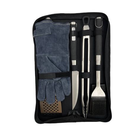 Maletin De Utensilios P/Asador 7pza Members Choice
