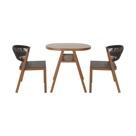 Set Bistro de Aluminio 3 Pzas  IDEA GARDEN