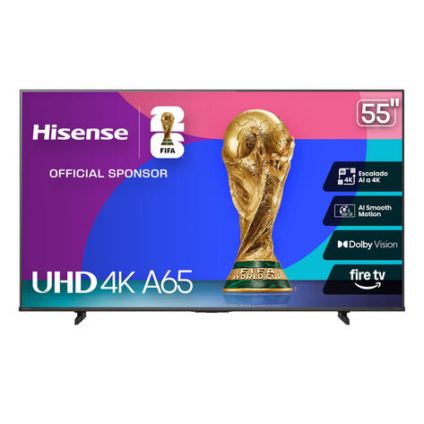 Pantalla 55" Hisense Fire TV Smart TV 55A65NFM