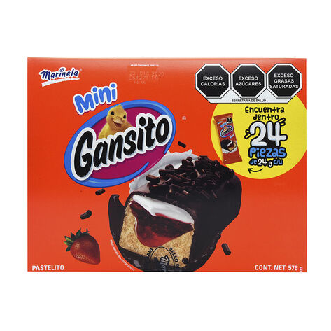 Pastel Mini Gansito Marinela  24/25 g