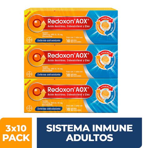Redoxon AOX  10 tabletas 3 pack