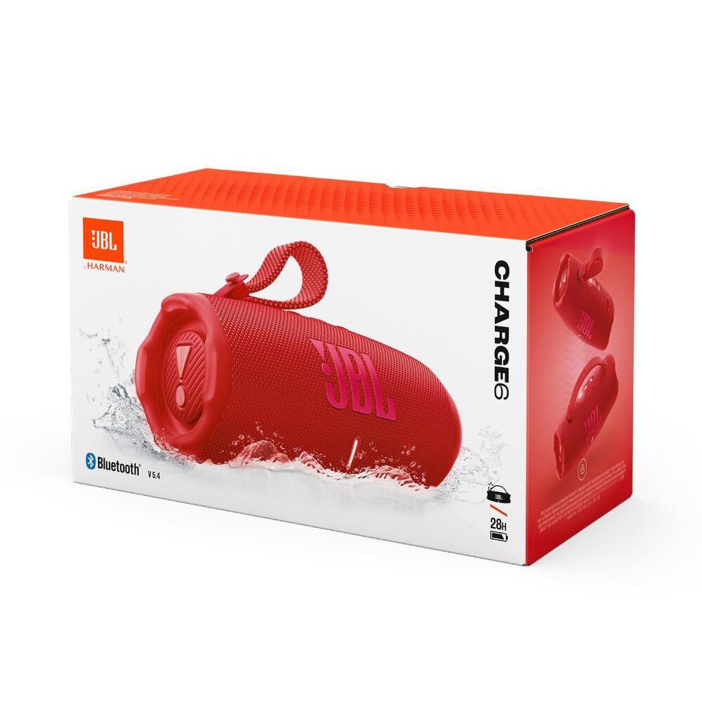 Bocina Port&aacute;til JBL Charge 6 Rojo image number 4