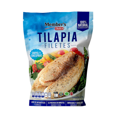 Filete de Pescado Tilapia Member's Choice 1.5 Kg