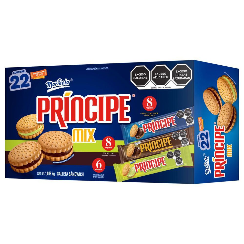 Galleta Mix Principe Marinela  1.8 Kg image number 1