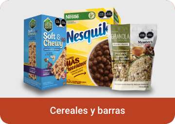 Cereales y barras City Club