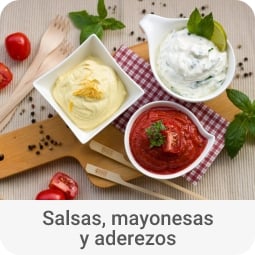 Salsas, mayonesas y aderezos City Club
