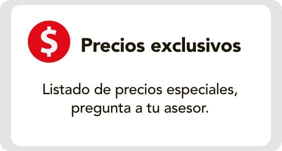 Precios exclusivos