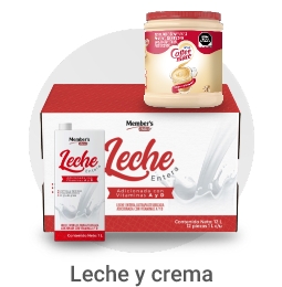 Grid promocional leche y cremas