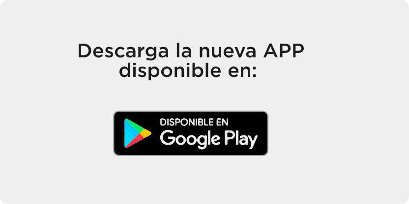App disponible en GOOGLE PLAY